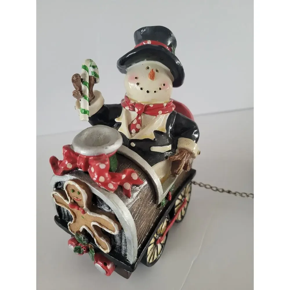 Snowman Christmas Train Musical Three Piece- FLAWED